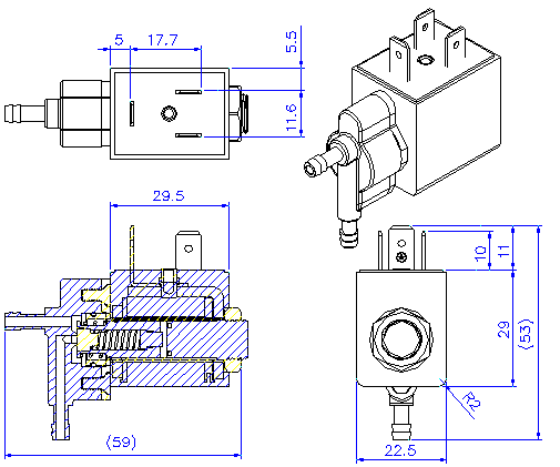 氣閥/水閥構造圖