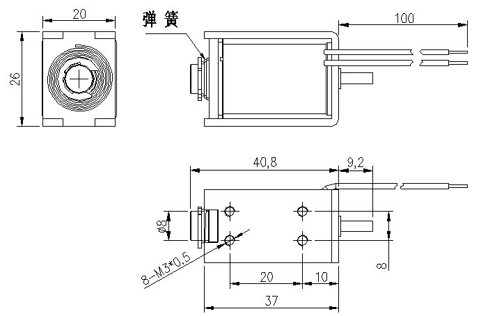 電磁鐵JL-0837