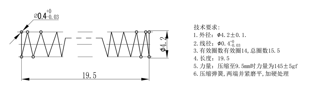 彈簧的工(gōng)藝